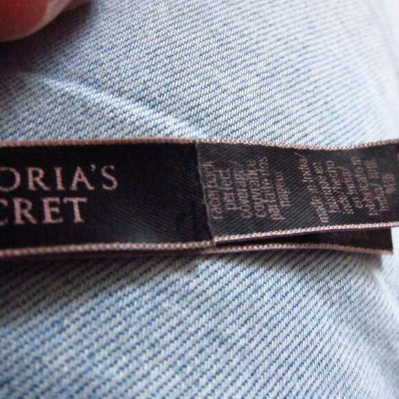 Victoria's Secret Black Front Close Racerback Perfect Coverage Bra Size 36D - Picture 6 of 6